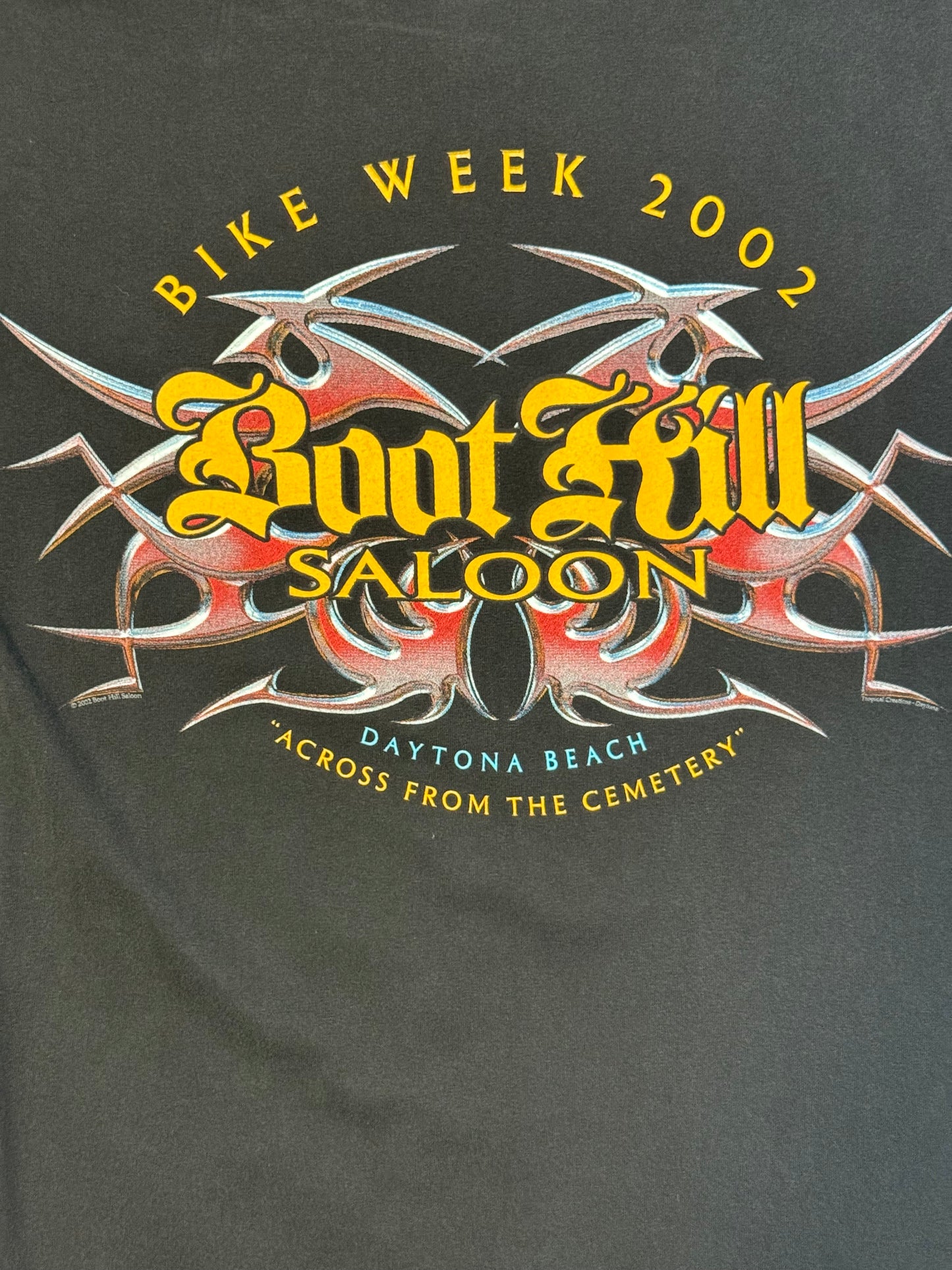 2002 Boot Hill Saloon Bike Week Tee