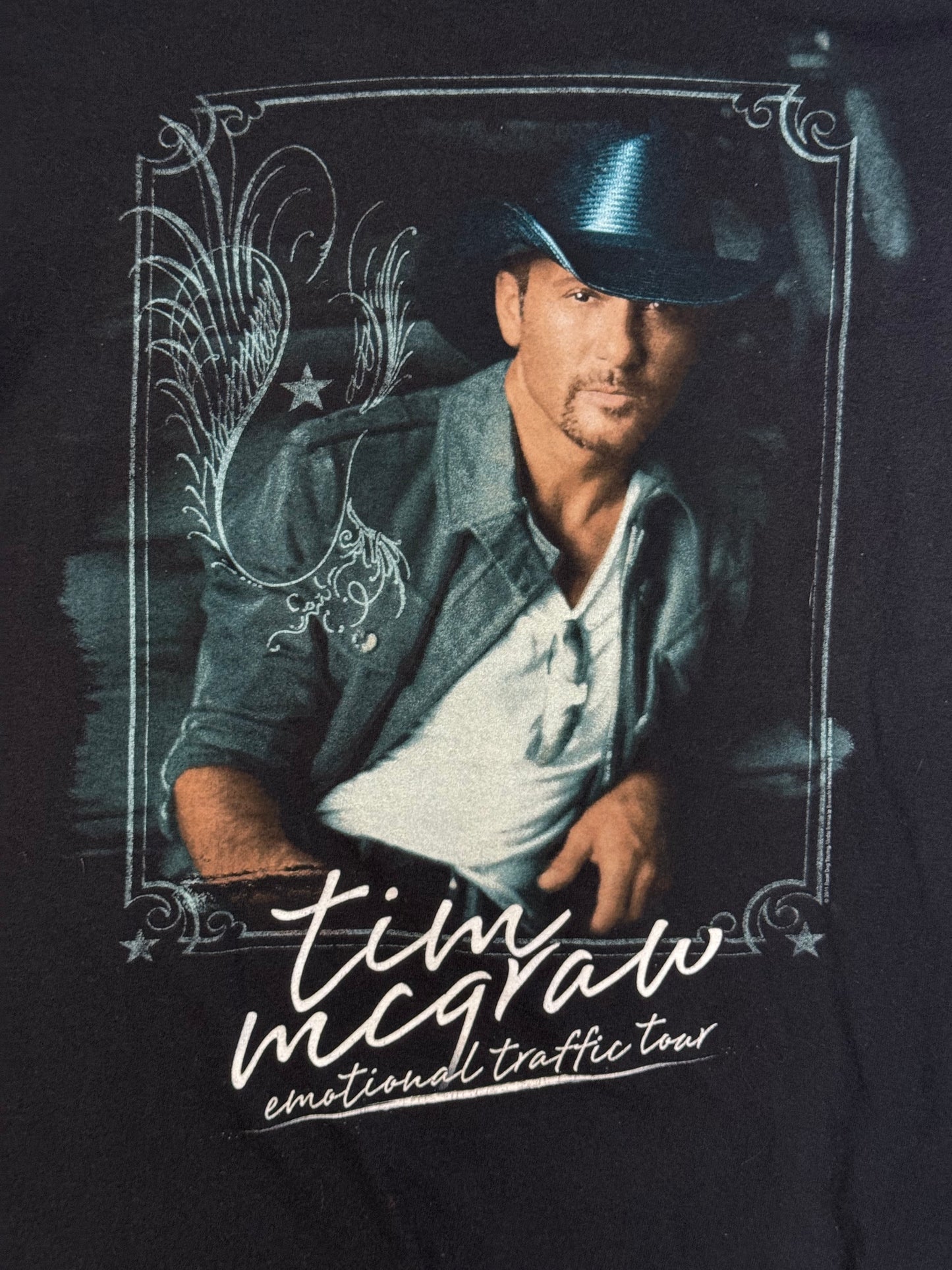 2011 Tim McGraw Emotional Traffic Tour Tee