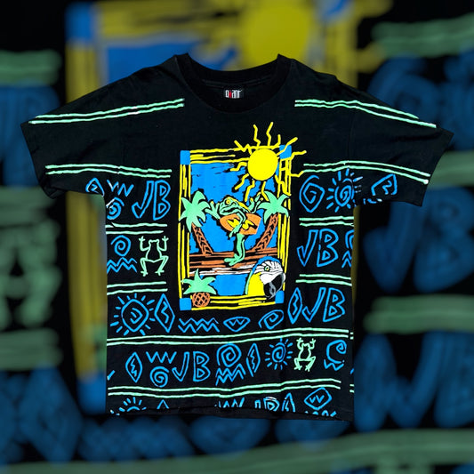 Vintage Jimmy Buffet All Over Print Tee
