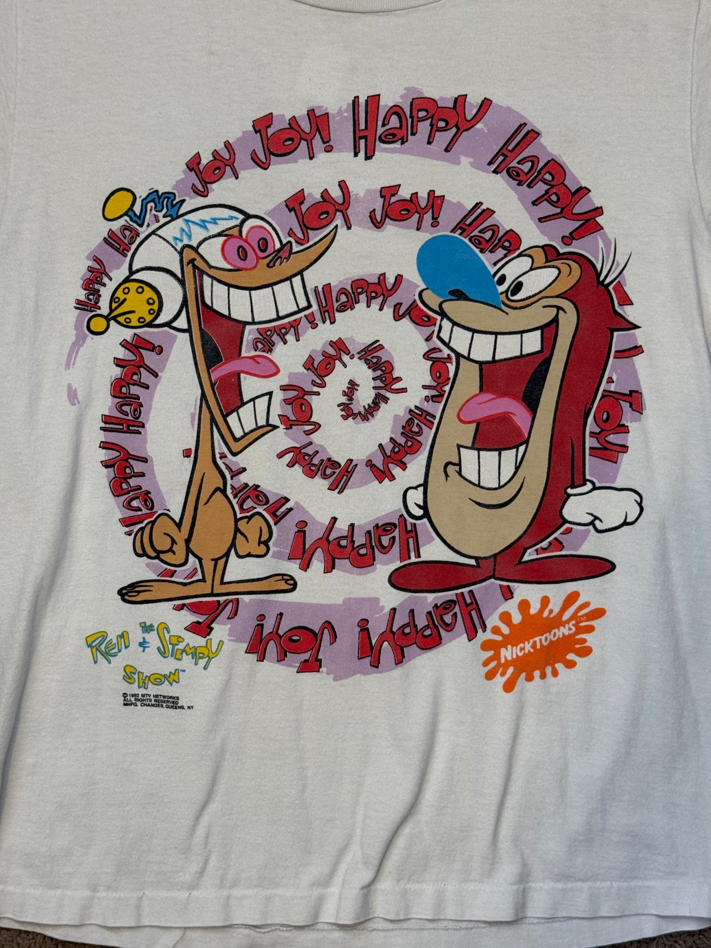 1992 Ren & Stimpy Tee