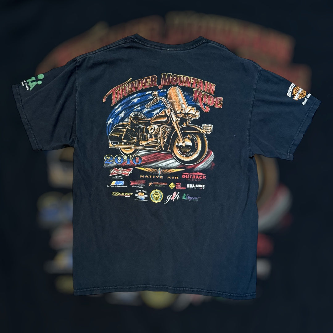2010 Thunder Mountain Ride Biker Tee