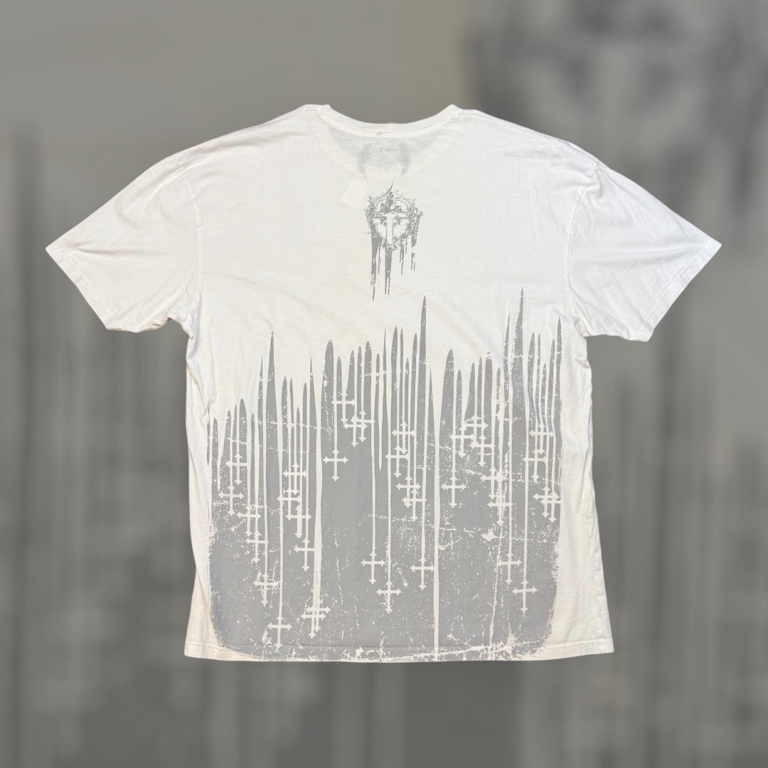 Affliction Style Y2K All Over Print Tee