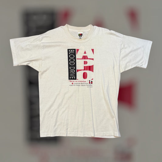 1990’s Alpha Phi Omega Baylor Blood Drive Tee