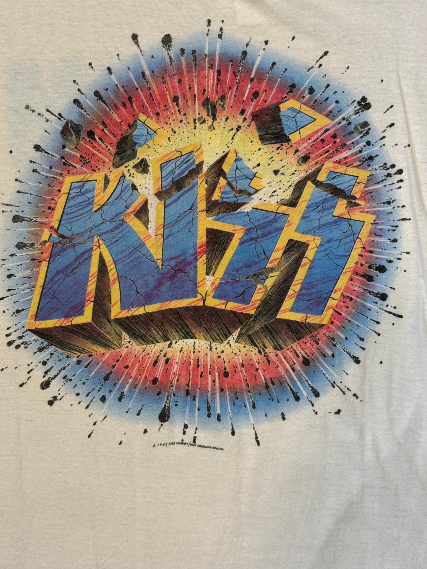 1985 Kiss Asylum Tour Tee