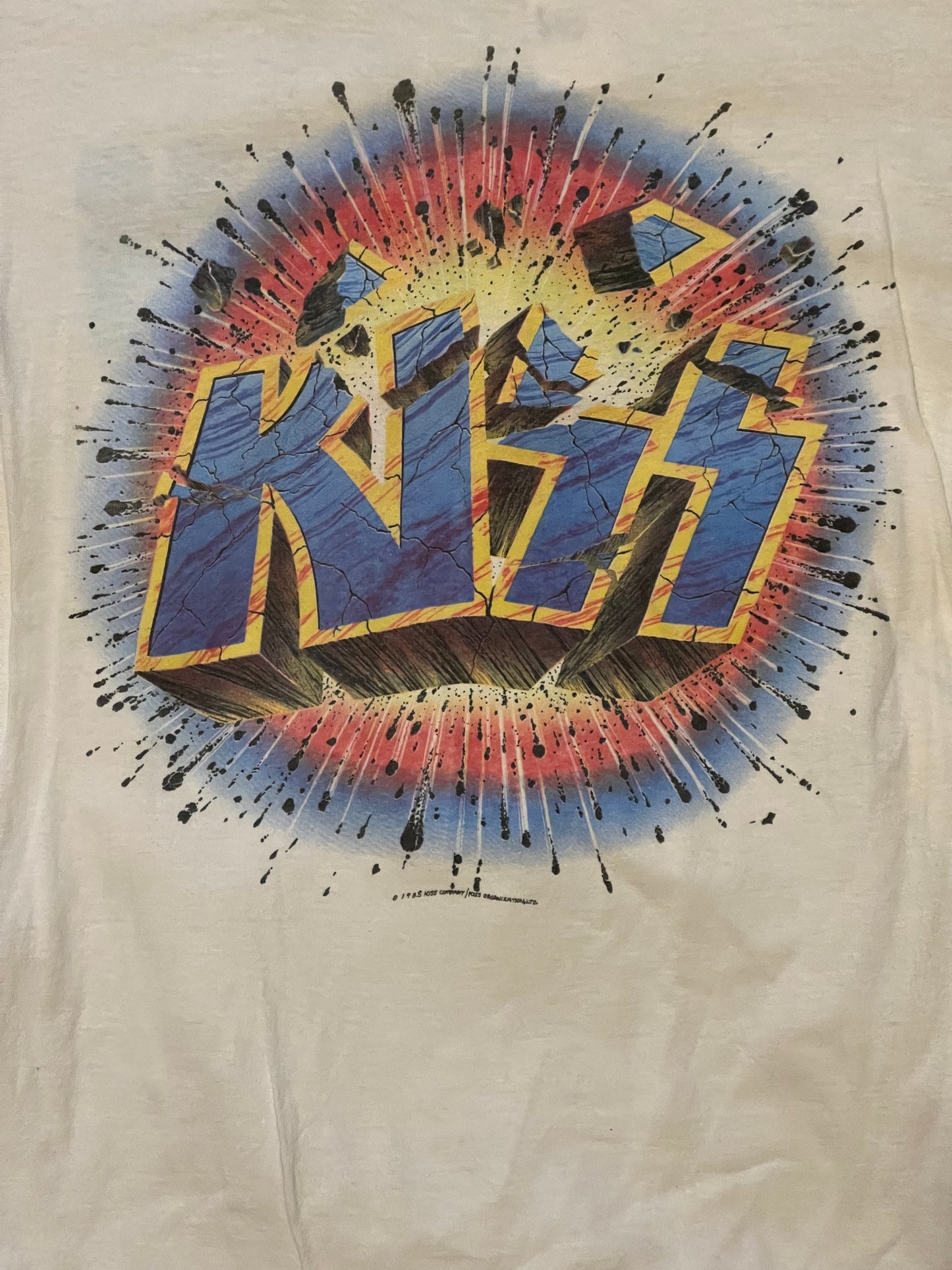 1985 Kiss Tour Tee
