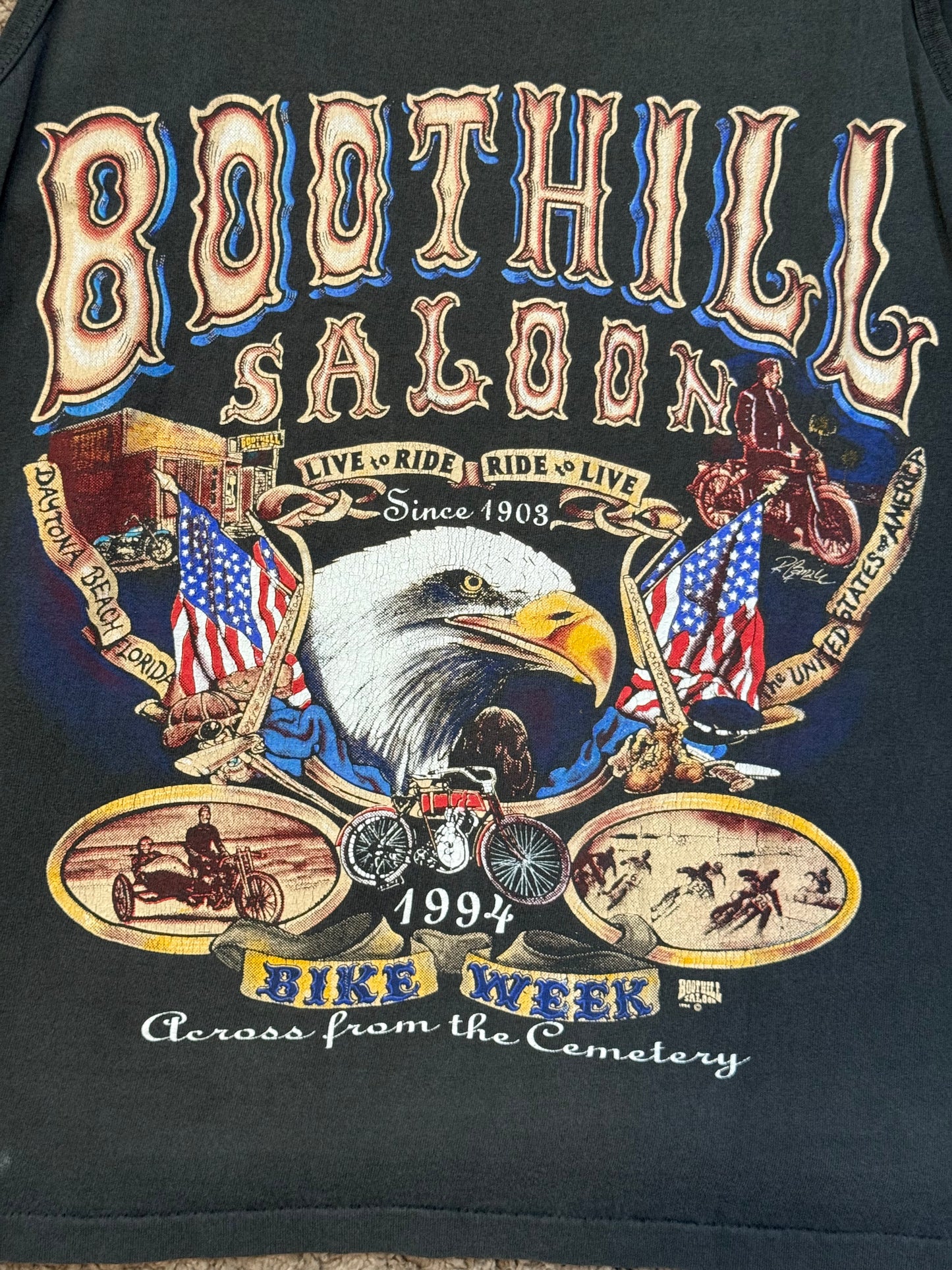 1994 Boothill Saloon Biker Tank Top