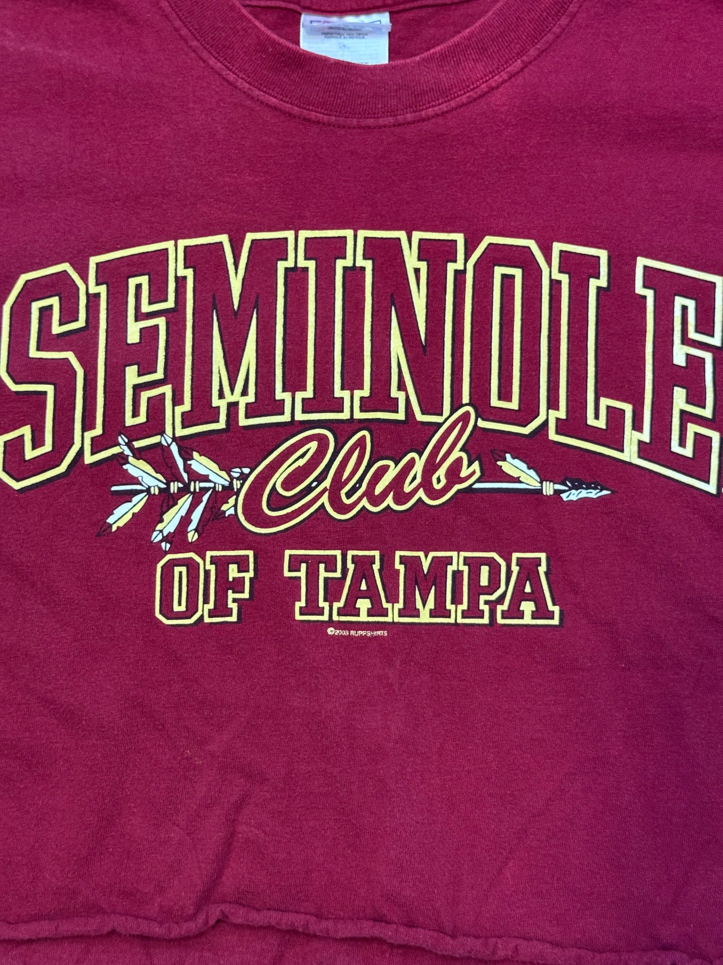 2003 FSU Seminole Club of Tampa Crop Top