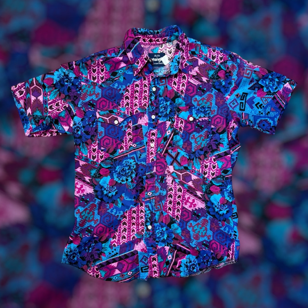 Vintage Wrangler Button Up