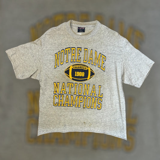 1988 Notre Dame National Champions Tee