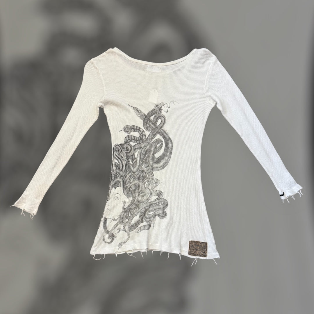 Affliction Style Y2K Knit Long Sleeve