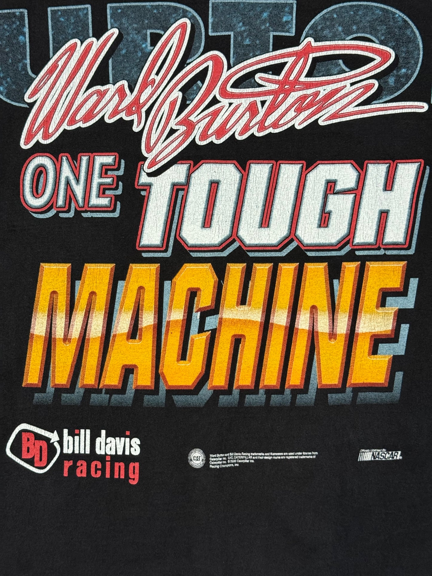 2000 Ward Burton All Over Print Nascar Tee