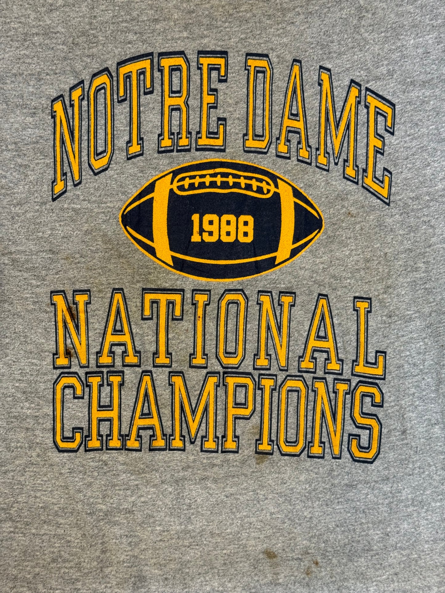 1988 Notre Dame National Champions Tee