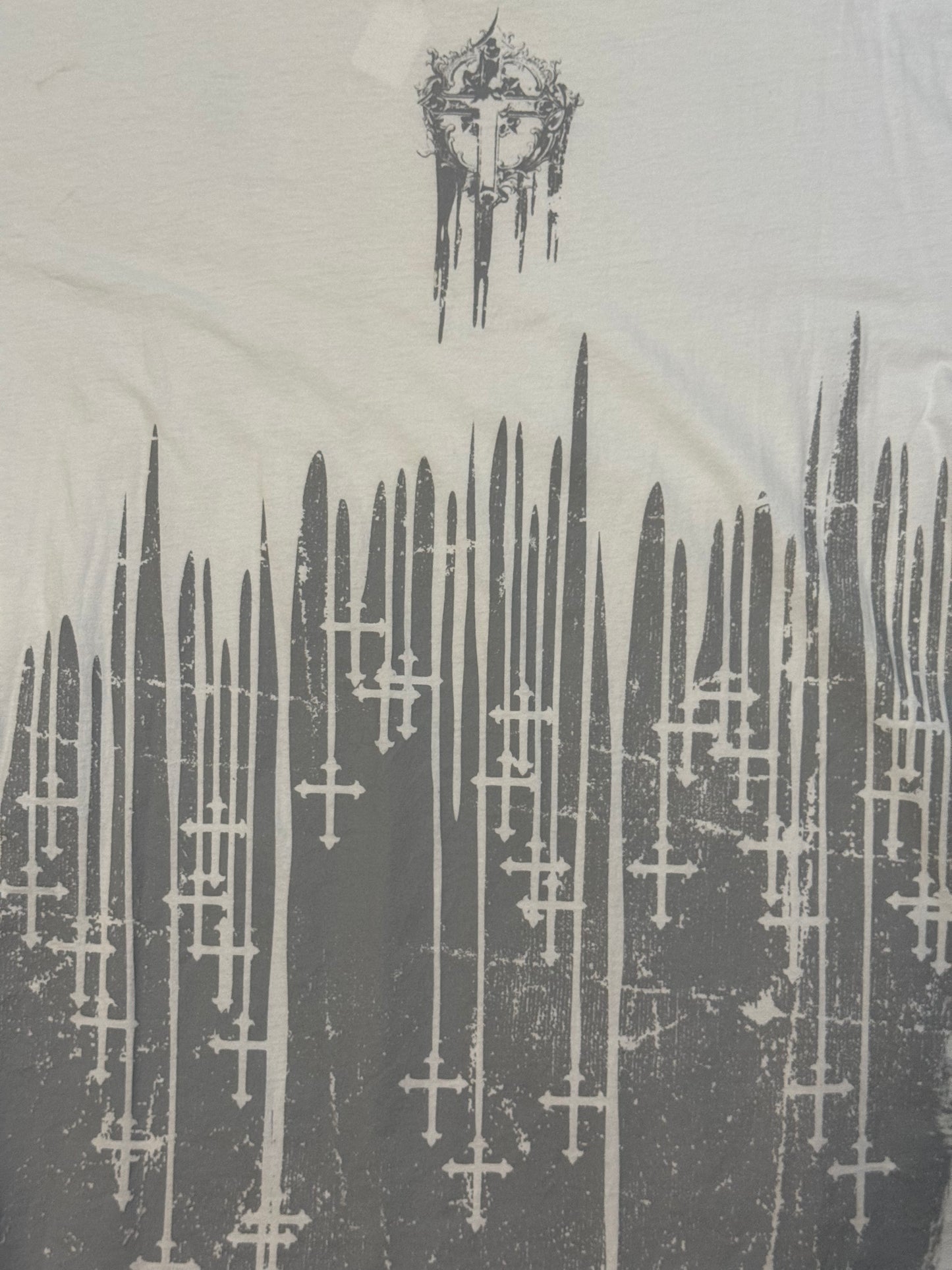 Affliction Style Y2K All Over Print Tee
