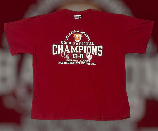 2000 OU National Champions Tee