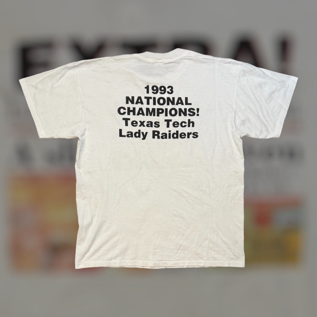 1993 Texas Tech Women’s Basketball Champions Tee