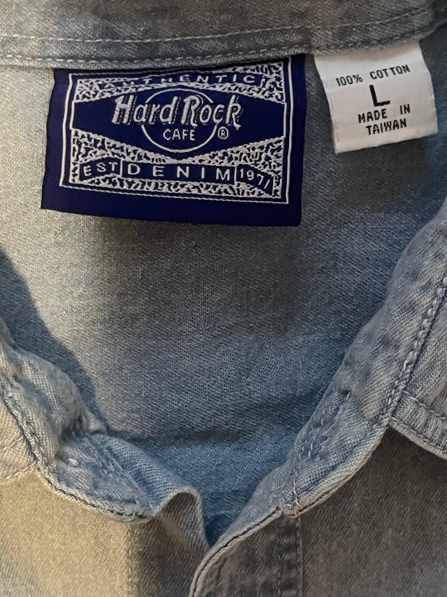 90’s Hard Rock Denim Long Sleeve