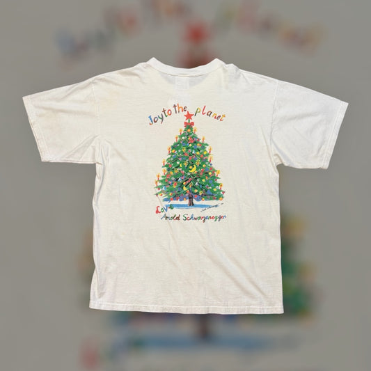 1996 Planet Hollywood Christmas Tee