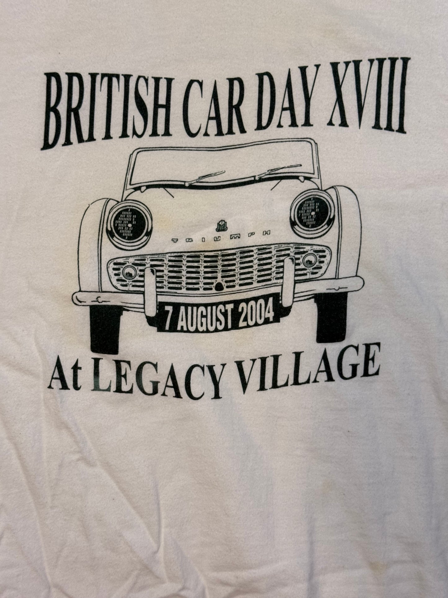 2004 British Car Day Tee