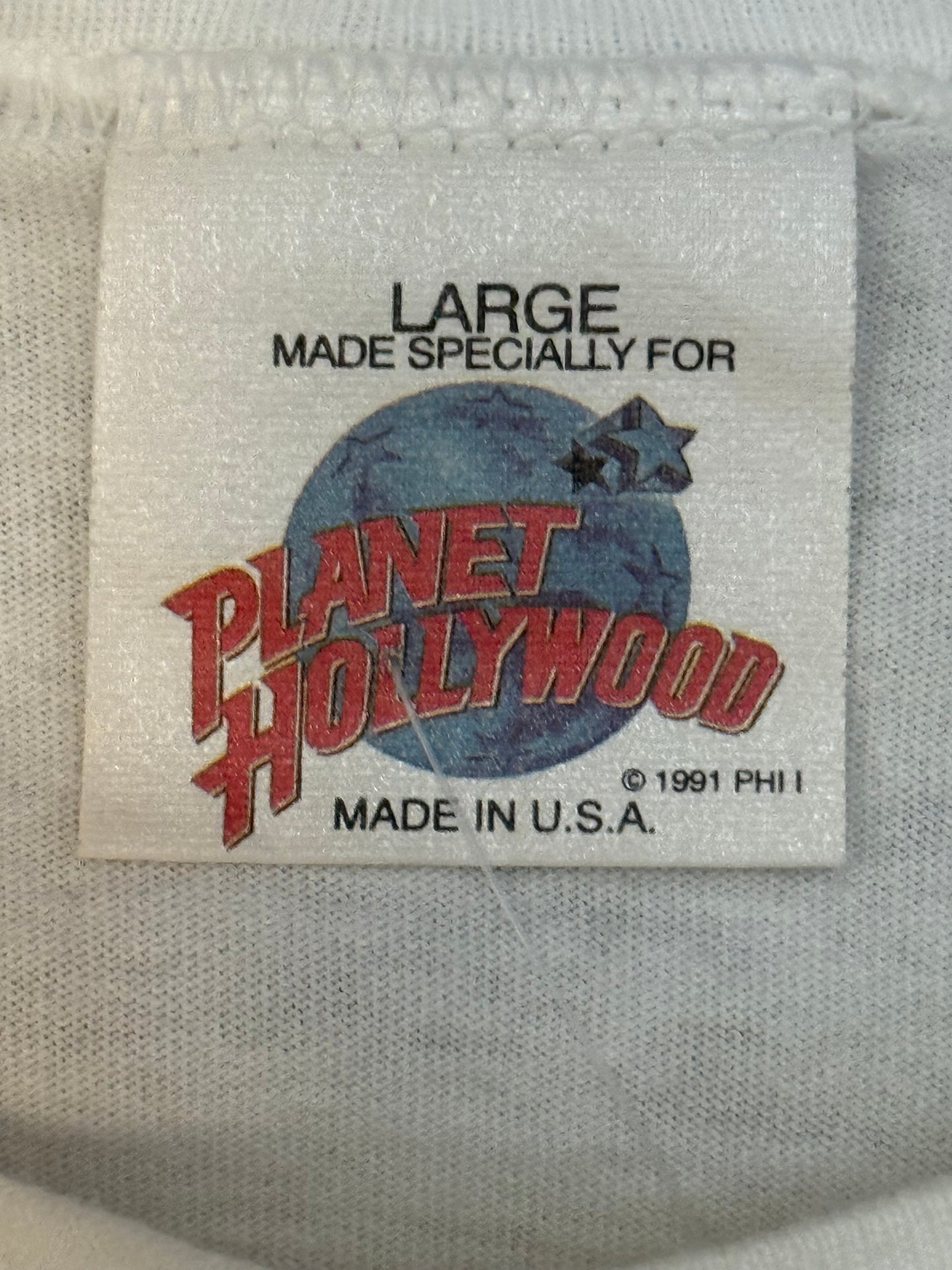 1996 Planet Hollywood Christmas Tee