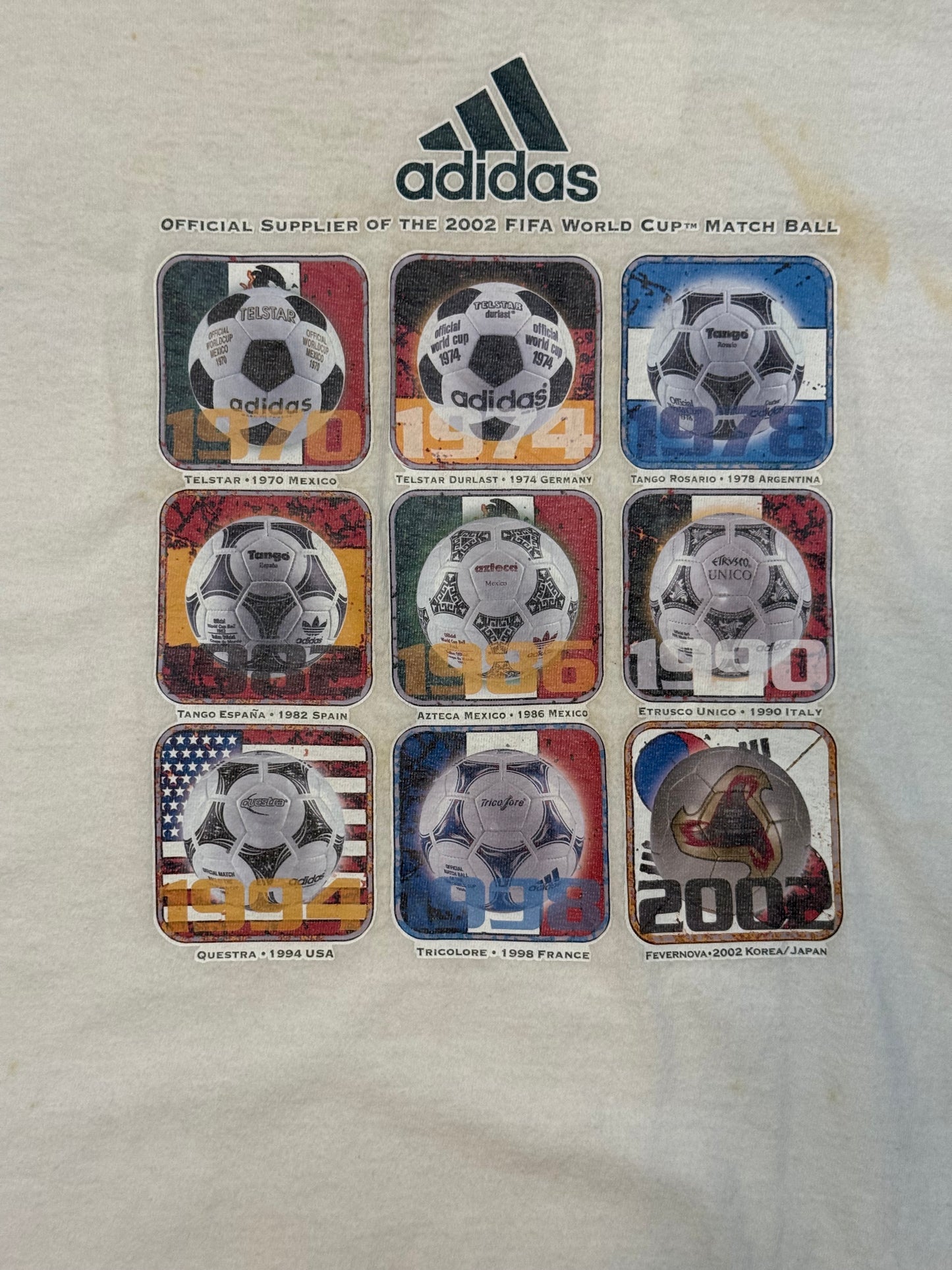 2002 Adidas World Cup Soccer Ball Tee